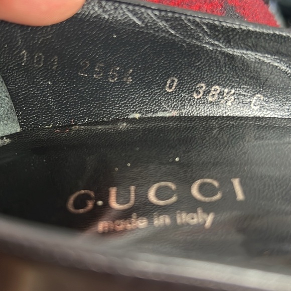 GUCCI  Black Leather Classic Pump 1012555  Size 38.5 C Made in Italy - Picture 12 of 13